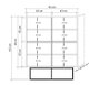 Hanah Home Quantum Solo Armario Multiusos Pino Atlántico y Negro 93x115x36cm Tablero Melamina